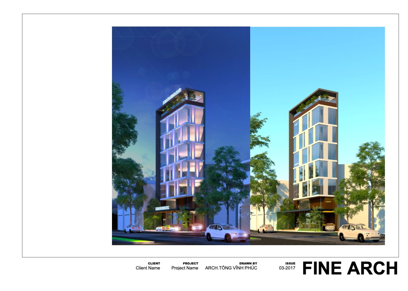 Cao ốc Vina T&T – công trình đã thi công