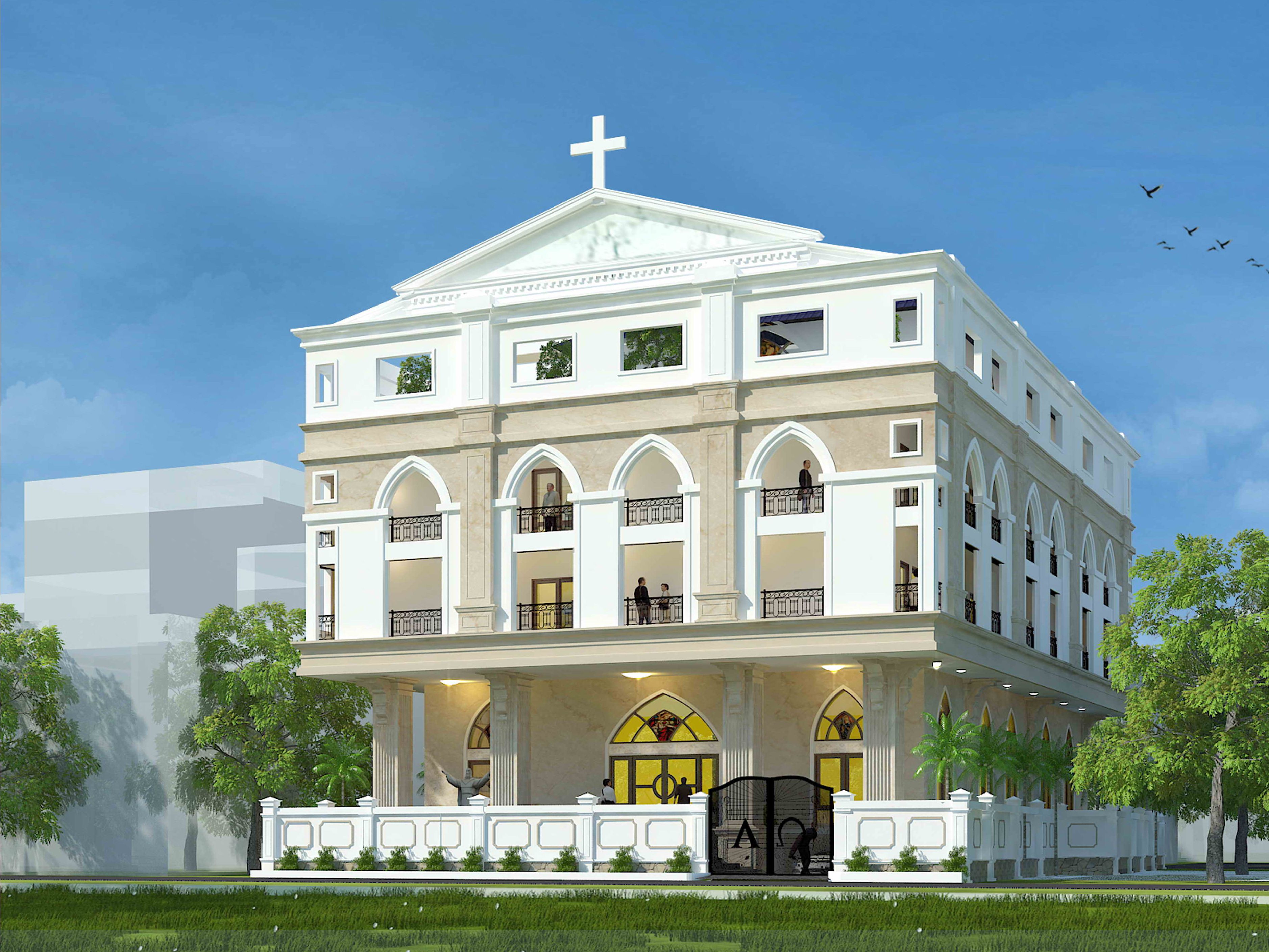 Nhà thờ Thủ Đức – công trình đã thi công