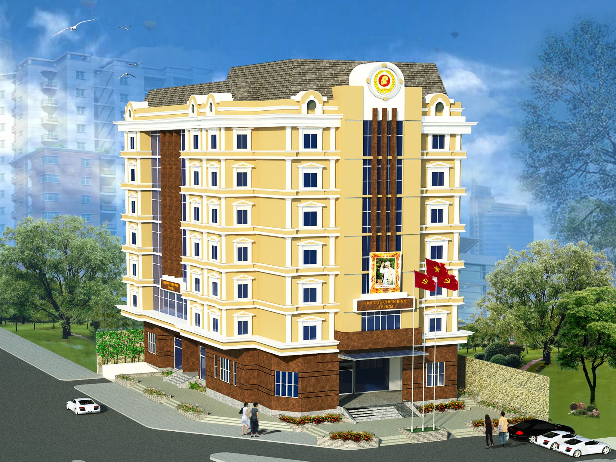 Trụ sở Cựu Chiến Binh Sài Gòn – công trình đã thi công